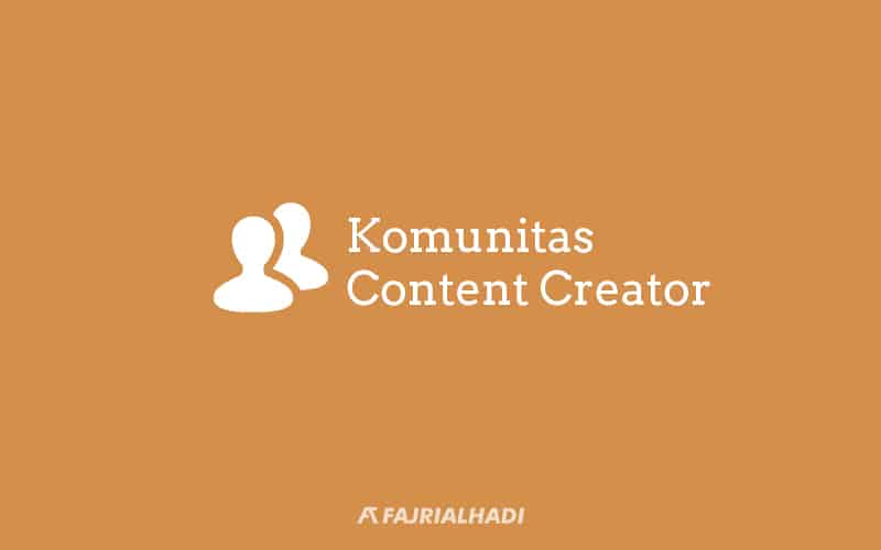 Komunitas Content Creator di Indonesia