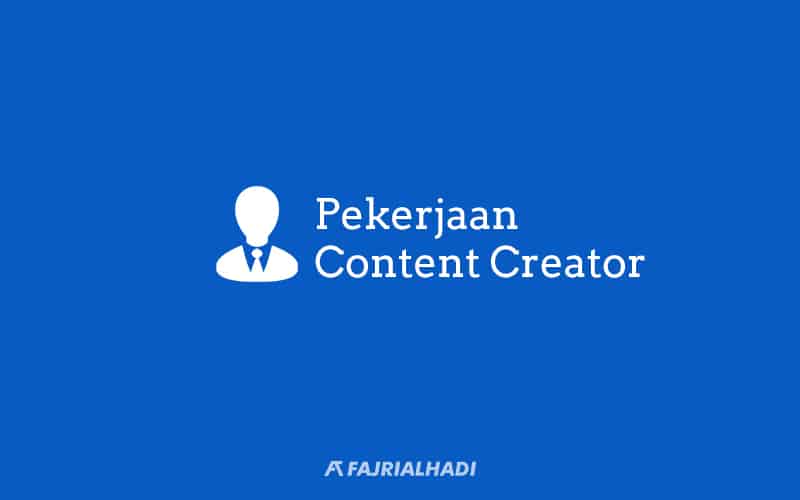 Pekerjaan Content Creator