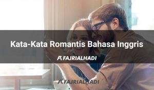Kata-Kata Romantis Bahasa Inggris