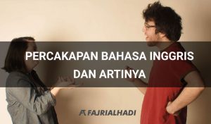 Percakapan Bahasa Inggris